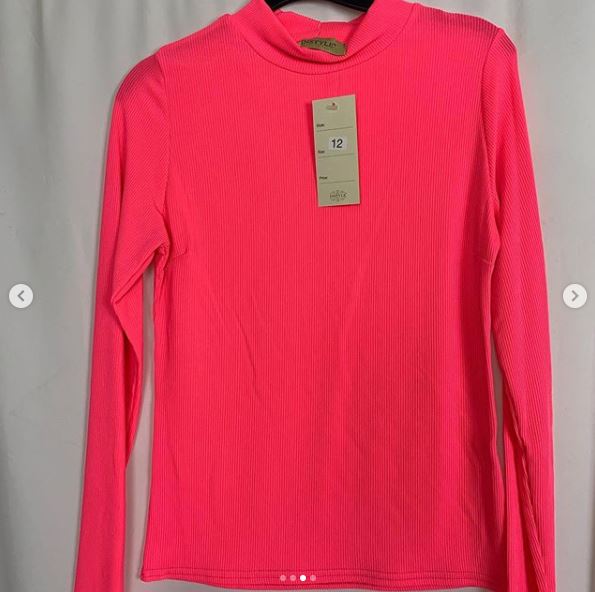 Neon hot sale mock neck