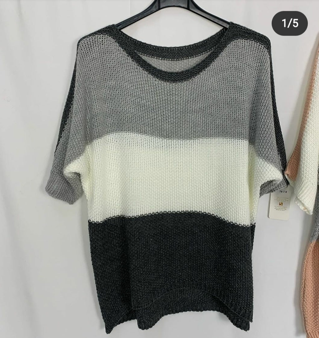 Knit Baggy Sleeve Tops
